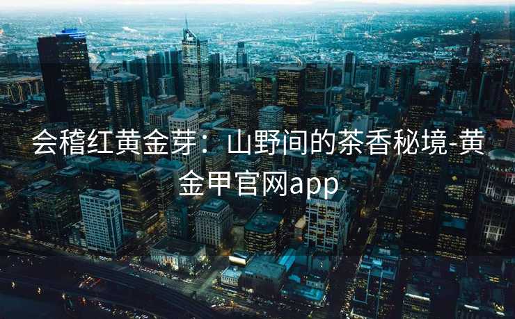 会稽红黄金芽:山野间的茶香秘境-黄金甲官网app