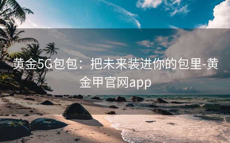 黄金5G包包：把未来装进你的包里-黄金甲官网app