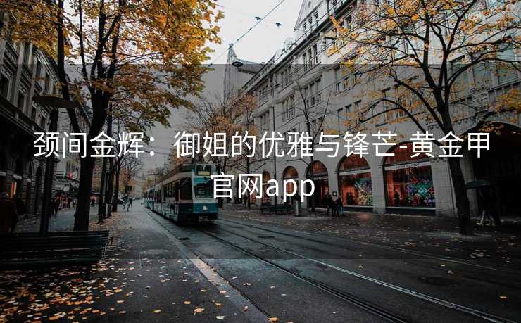 颈间金辉：御姐的优雅与锋芒-黄金甲官网app