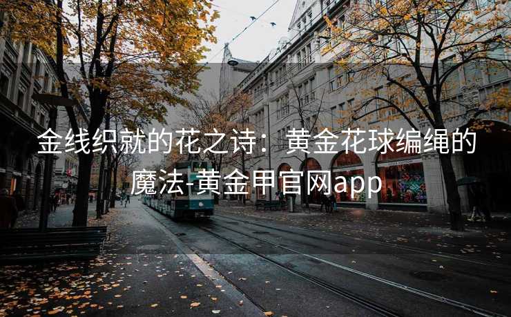 金线织就的花之诗：黄金花球编绳的魔法-黄金甲官网app